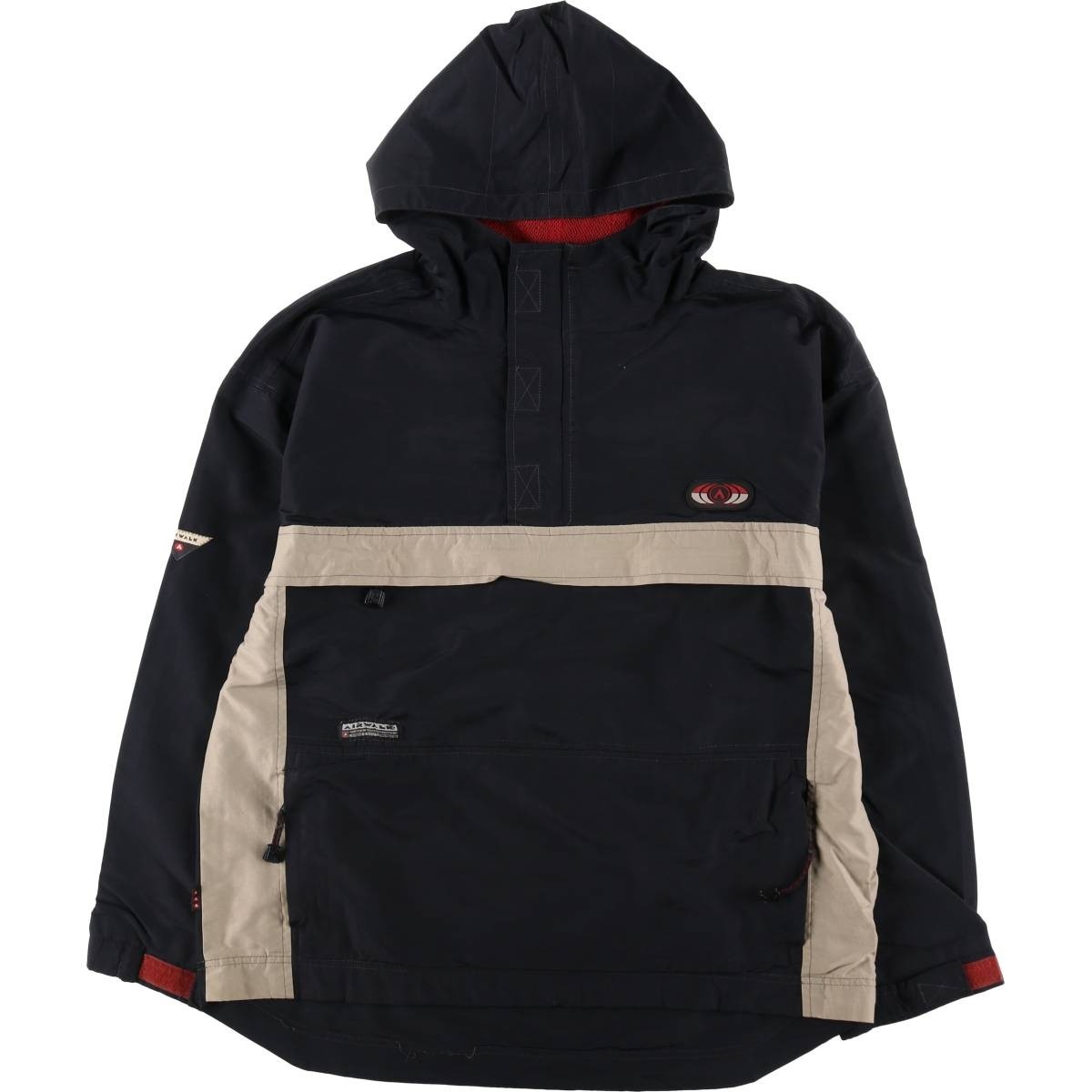 Used Airwalk Half-Zip Anorak Parka Men's XL | eBay