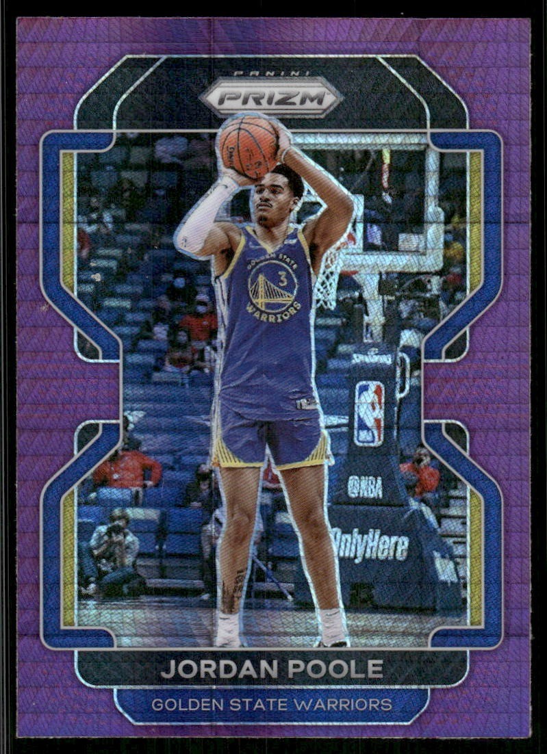 2021-22 Panini Prizm #222 Jordan Poole Hyper Purple SSP