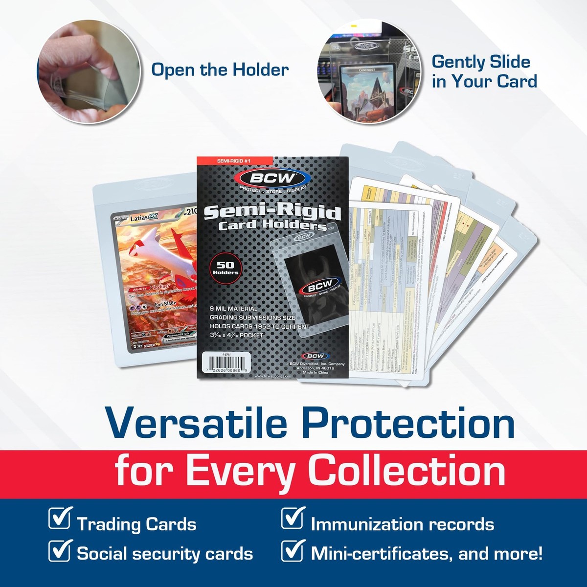 sleeves for grading cards Platinum Protectors PSA Graded Card Sleeves with Resealable Strip