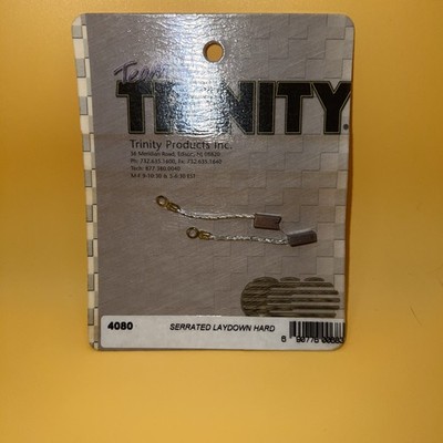 TEAM TRINITY 4080 Serrated Laydown Motor Brush Hard W/Single Shunt & Terminal