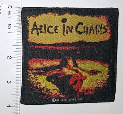 Alice In Chains Dirt Black Border Woven Patch