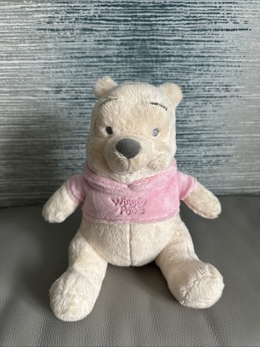 Peluche peluche WINNIE THE POOH POSH PAWS SOFT TOY alto 10” giallo con top rosa - Foto 1 di 10