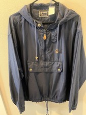 Vintage Jeep Brand Windbreaker Size L Made In Usa