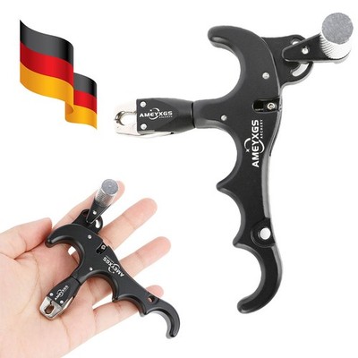 Compound Bogen 4 Finger Release Aids Bogenschießen Zubehör Einstellbar Schießen