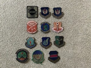 Lot Of 12 US Air Force Patches