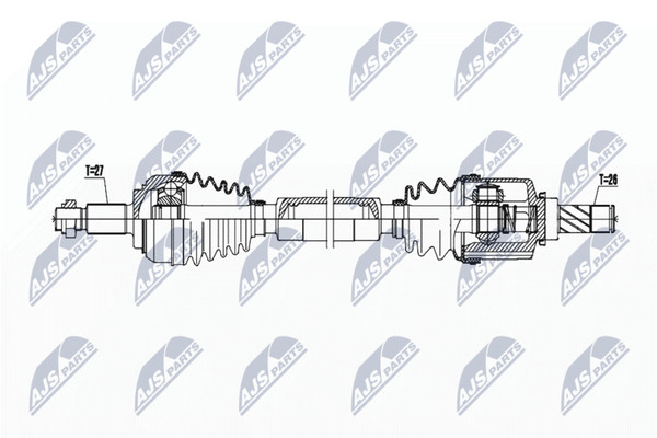 NTY NPW-RE-193 Antriebswelle Vorne Links FüR Renault-image