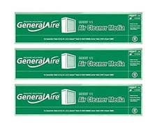 GeneralAire Pleated Media filter 12758 General 3-PACK SPECIAL-For AC-1, #4001