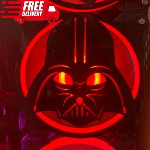 Darth Vader 120mm PC Fan Cover Star Wars 3D Printed PC Mod Guard