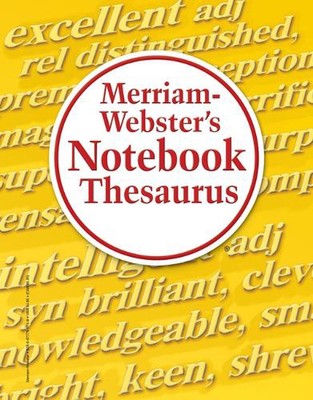 Merriam-Webster's Notebook Thesaurus von Merriam-Webster (Englisch) Taschenbuch