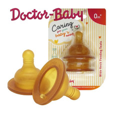 4PCS Natural Rubber Round Nipple Pacifier Soft Bibs Original Latex Baby Soother