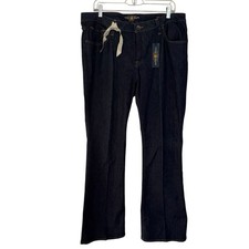 Lucky Brand Low Rise Ginger Bootcut Women's Dark Wash Jeans Size 16W NWT