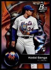 2023 Bowman Platinum #78 Kodai Senga #/25 Orange Rookie