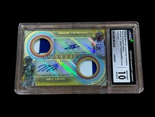 2022 Bowman Inception Will Levis O Tshiebwe Dual Rookie Patch Signed Auto CGC 10