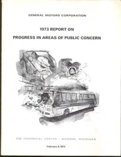 General Motors Corporation 1973 Report on Areas of Public Concern
