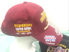 Vtg WASHINGTON REDSKINS 3 X SUPERBOWL CHAMPS NFL CAP HAT Lot Red Black Football — photo 3
