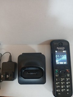 Panasonic KX TCA385 Cordless Phone Charging Base and New Battery