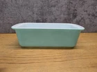 Pyrex 1 1/2 Qt Vintage Rectangular Casserole Dish 213 Turquoise