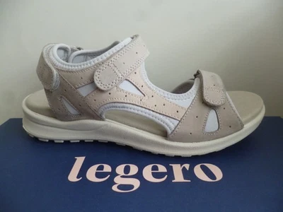 Legero Sandale Sandalettes Chaussures En Cuir Beige - Photo 1/4