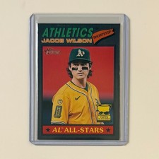 2026 Topps Heritage Jacob Wilson Dark Grey Border