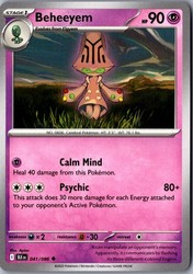Beheeyem 041/086 Black Bolt