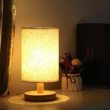 Touch Control Bedside Lamps, 3-Way Dimmable Table Lamp, with USB Charging Ports