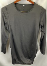 Unbranded Women’s XL NWT Black Long Sleeve Criss Cross Skirt Mini Dress