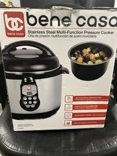 Bene Casa Stainless Steel multi Function Pressure Cooker 5liter 9in 1 Cooker