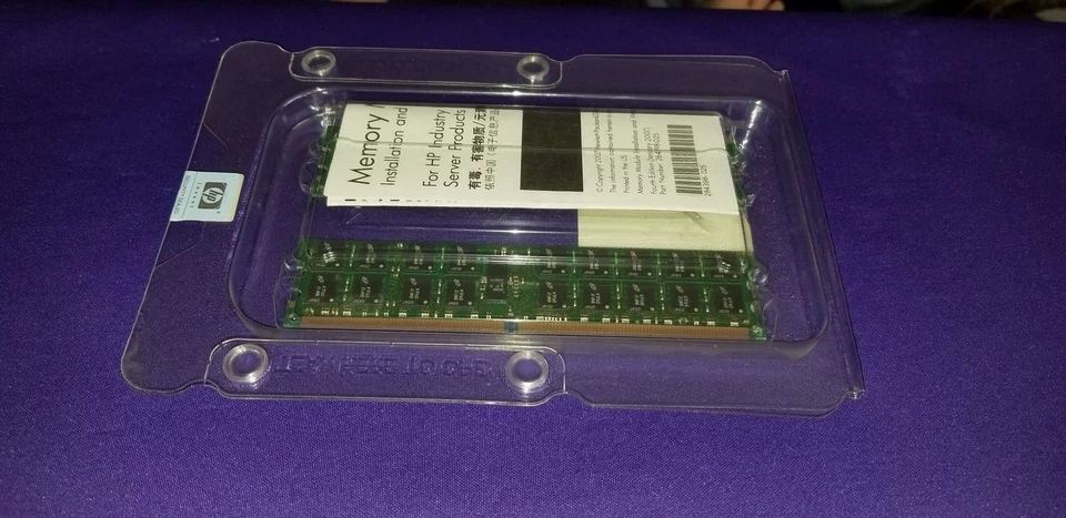 LOT 5 New Genuine OEM HP REG PC2-5300 4GB (2x2GB) KIT P/N 408853-B21 Server RAM - Image 2 of 3