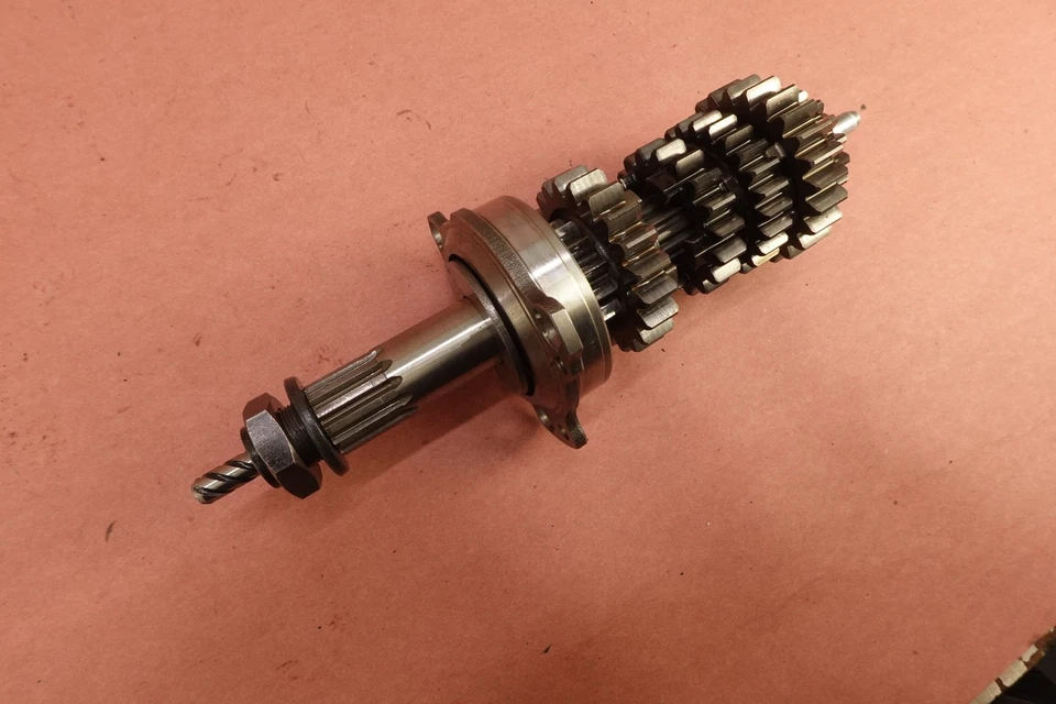 2004-2009 YAMAHA FZ6-R FZ6R FZ6 FZ600 Transmission Main Axle Shaft Gears - Image 3 of 4
