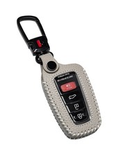 for Toyota Key Fob Cover with Keychain, Leather Car Key Case Protec... Fast Ship