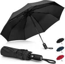 Regenschirm Sturmfest Automatik Klein Taschenschirm f&uuml;r unterwegs