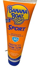 Banana Boat Sport SPF 30 Sunscreen Lotion 1oz Travel Size Exp 01/2028