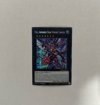 #ad 1x M NM Full Armored Dark Knight Lancer MP24 EN118 PSCR 1st Edition YuGiOh $2.95