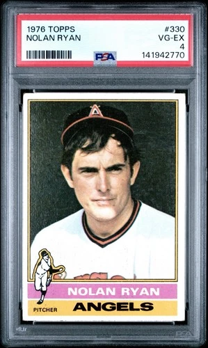 1976 Topps #330 Nolan Ryan PSA 4 VG-EX