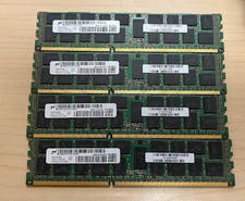 Lot of 4 Micron 8GB DDR3L-1333 ECC REG RDIMM MT36KSF1G72PZ-1G4K1