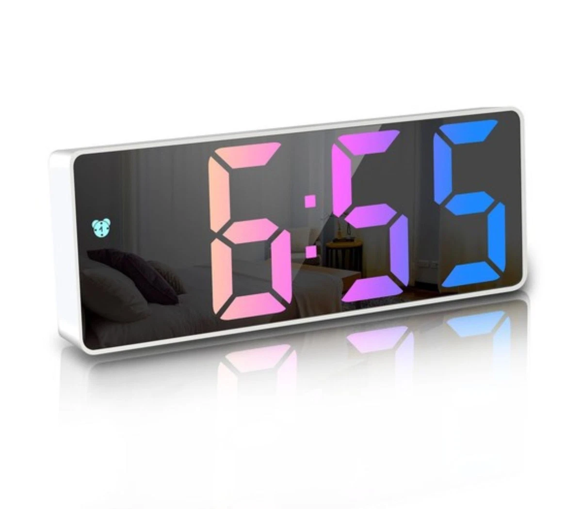 Sveglia digitale, orologio da comodino a LED [ampio display LED da 10