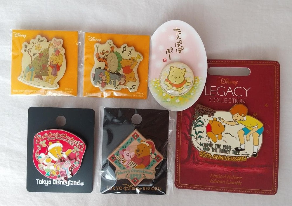 Disney Winnie the Pooh Pin 6pcs set Disney Disney Disney Disney Disney Disney