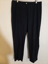 Chico  s Zenergy Size 1.5 10 Black Stretch Cropped Tapered Ankle Athletic Pants