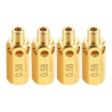 4 x Cast Iron Stove Burner Nozzle Orifice 10 23 44 88 for Propane Gas