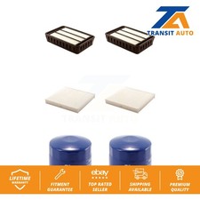 Air Cabin Engine Oil Filters (6 Total) Kit For Mitsubishi Lancer Outlander Sport