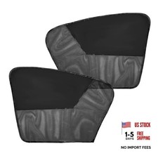 2 PCS Car Window Shades, Half Blackout Half See-Through Sun Shades Car Front