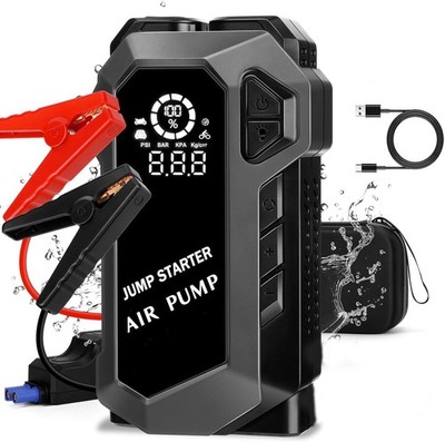 Car Jump Starter with Air Compressor 4000A Peak Battery JS800-4000A, 1 