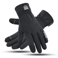 Winter Durable Warm Gloves Touchscreen Waterproof Windproof Anti-slip Gloves Men