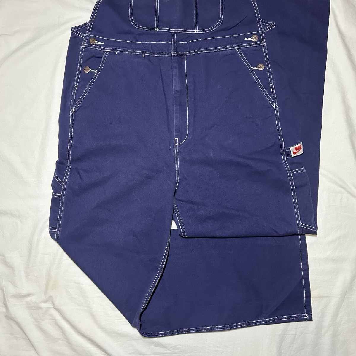 BARELY WORN Supreme x Nike F/W 2018 Cotton Twill Overalls - Size