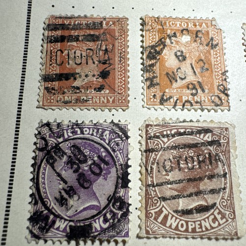 VINTAGE STAMP LOT ON PAGES- British Empire Western Australia New Zealand ST-312 - Picture 4 of 21