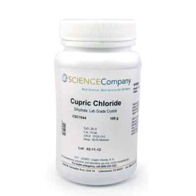 Cupric Chloride, 100g Patina, Copper, Bronze, Brass, Flame color
