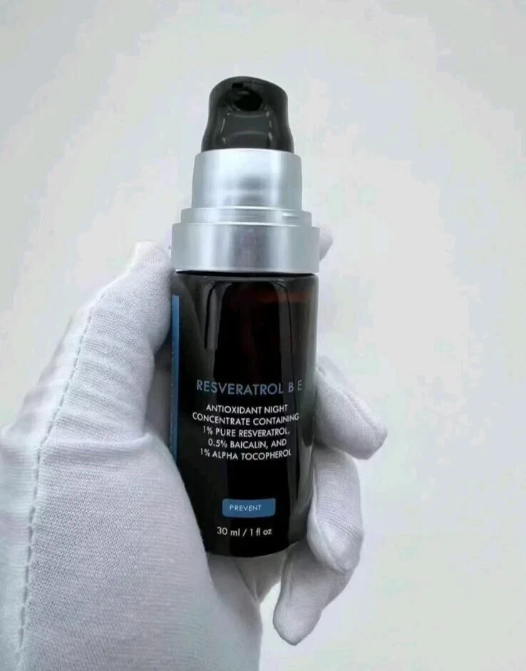 SKINCEUTICALS RESVERATROL B E ночь 1 унц / 30 мл новый в коробке запечатанный EXP-2027 - Изображение 4 из 4
