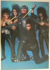 EZO ~ Japanese hard rock INFLATABLE GORILLA ~ Magazine Page PINUP late 1980's