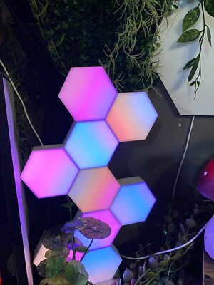   Gaming Twitch Streaming Hexagon RGB LED Panels   Smart Gaming Room Lights!  