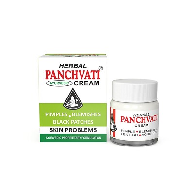 2 X Panchvati Herbals Cream for Pimples, Acne Scars, Blemish & Pigmentation 10gm